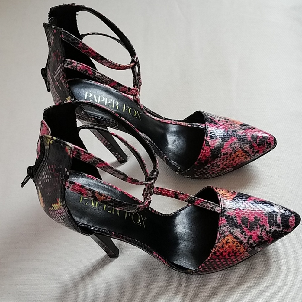 HP!💕💕 Multicolor snake print Stelle pumps - Picture 3 of 8